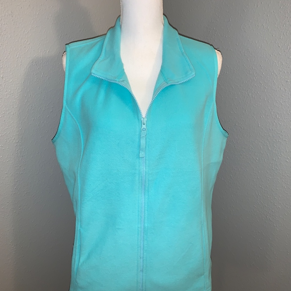 Made for Life Mint Green Fleece Vest